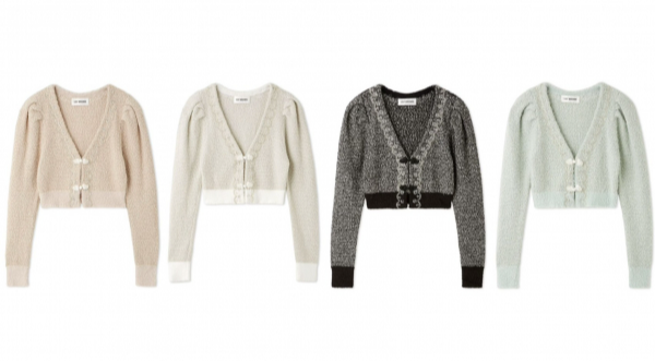 S A L E 】USAGI ONLINE限定 LILY BROWN チャイナビジューニット