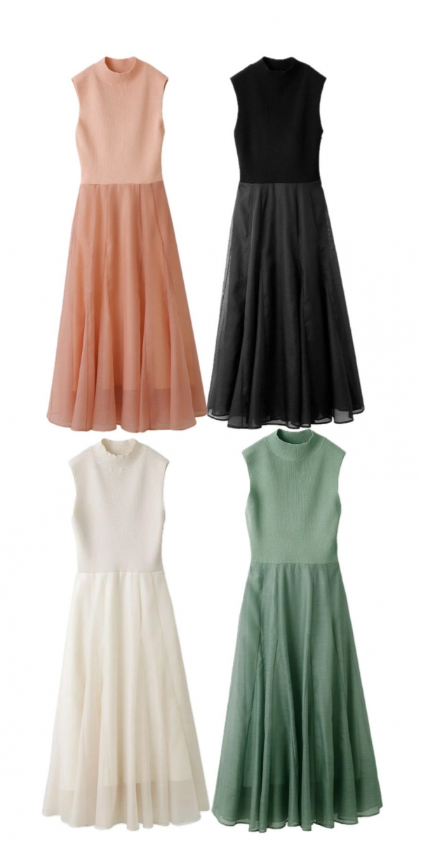 SNIDELSustainableニットドッキングワンピース 新作入荷